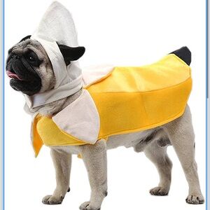 Yellow Banana Dog Costume